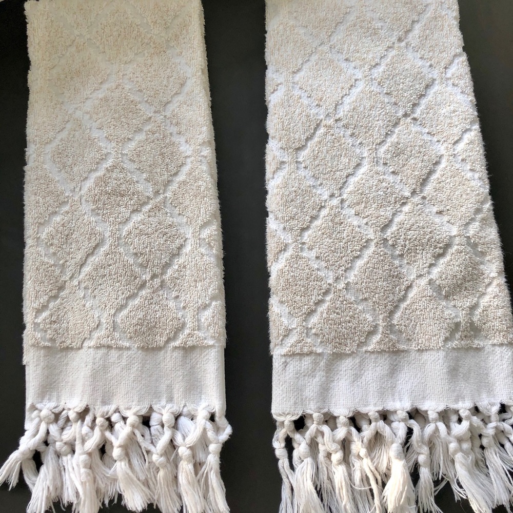 Anthropologie Home Hand Towels - Set of 2